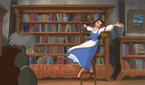 Still from Beauty and the Beast in 10 Ways to Experience the Holidays Like a Bookseller | BookRiot.com