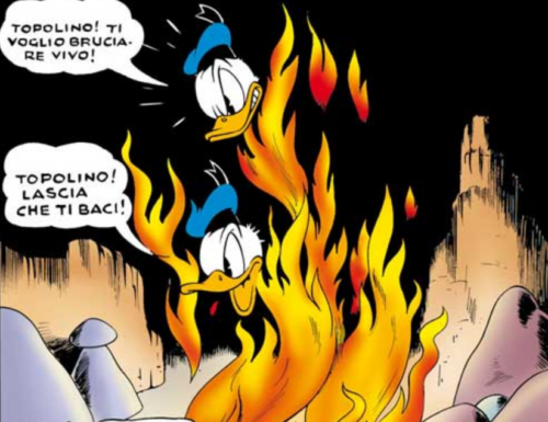 Donald Duck in Mickey's Inferno