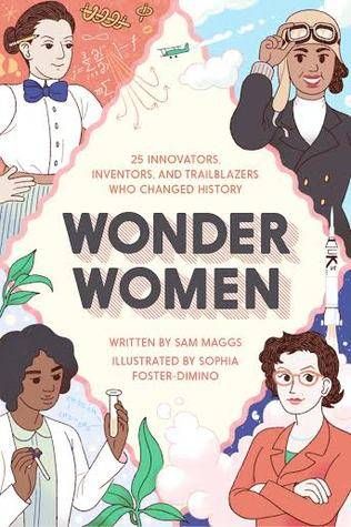 a graphic of the cover of wonder women by sam maggs