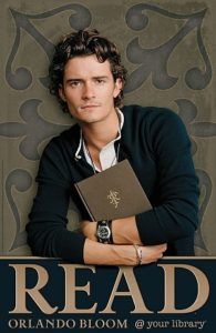 Orlando Bloom ALA Read Poster