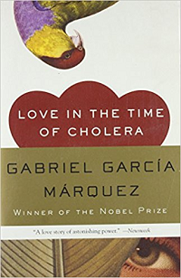 love in the time of cholera by gabriel garcia marquez book cover