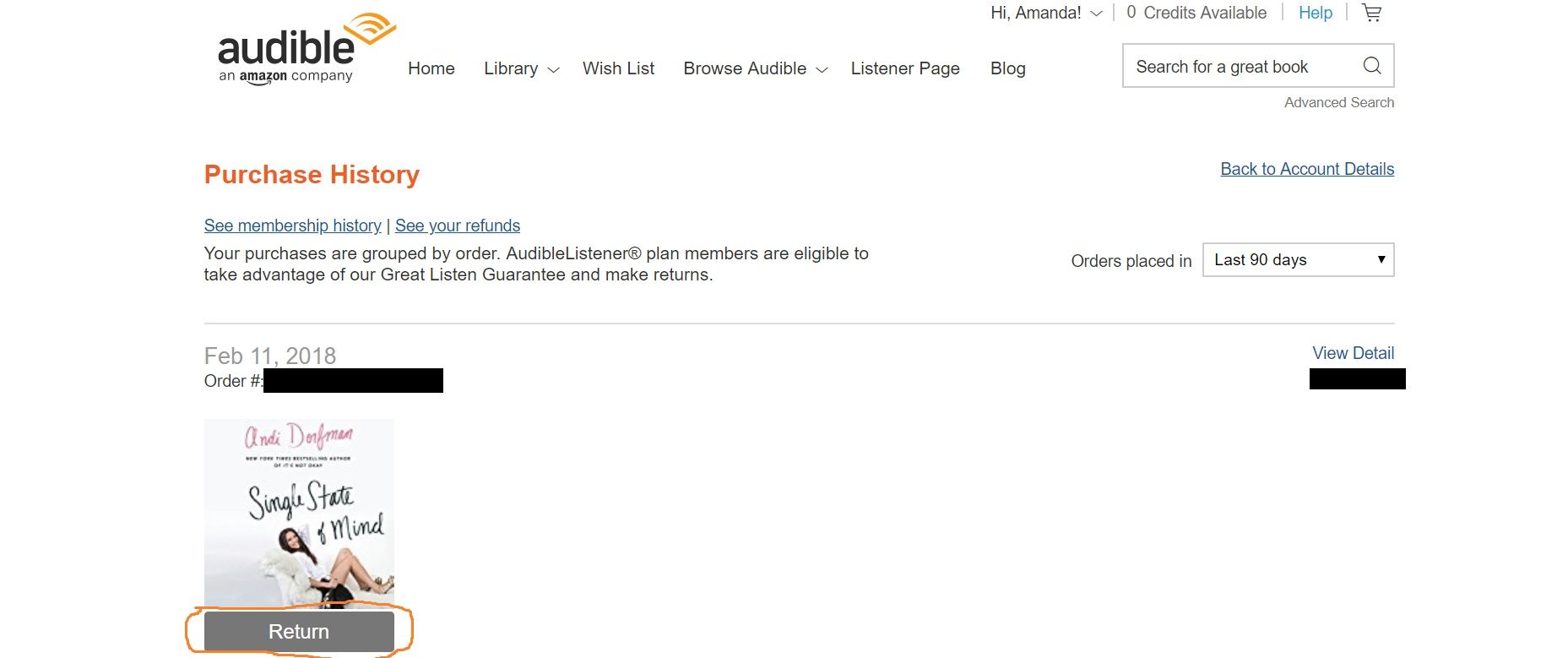 A Step-by-Step Guide for How to Return a Book on Audible