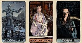 Game of Thrones tarot by Liz Dean and Craig Coss