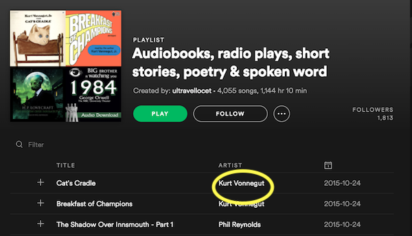 are audiobooks free on spotify student