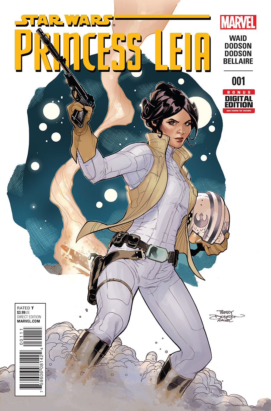 Princess Leia comic book cover
