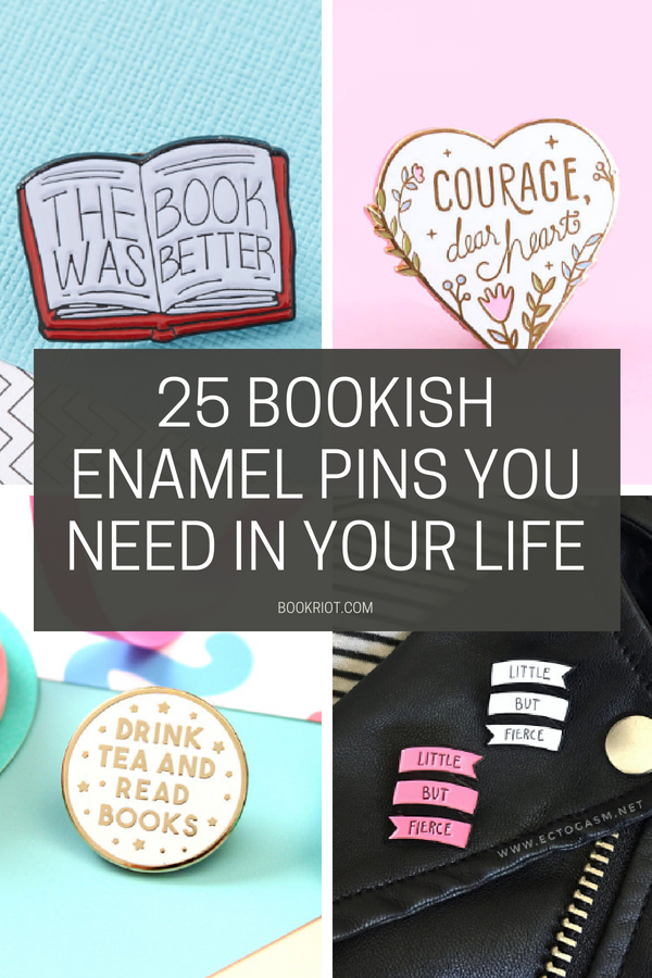 Enamel Pin - Book brooch - Readers Gonna Read - Book Lover 