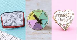 25 Bookish Enamel Pins You Need in Your Life | bookriot.com