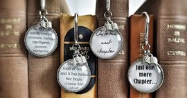 Metal and glass quote bookmark, Metal bookmarks │Book Riot