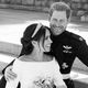 photo of prince harry and meghan markle at their wedding