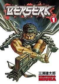 Berserk volume 1 cover by Kentaro Miura