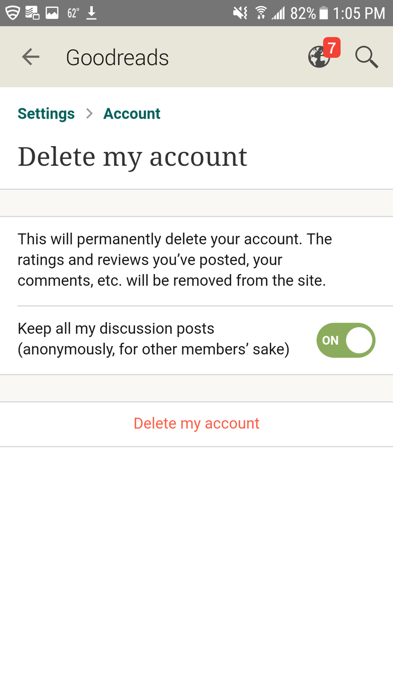 How to Delete Your Goodreads Account