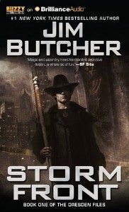 Storm Front by Jim Butcher audiobook cover