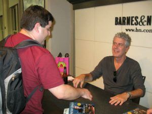 Anthony Bourdain Book Signing