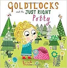 Goldilocks and the just right potty book cover