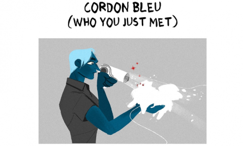 Hades and one of his dogs, Cordon Bleu. From Lore Olympus, created by Rachel Smythe. | 5 Reasons to Love and Support LORE OLYMPUS