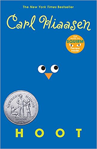 Hoot by Carl Hiaasen book cover