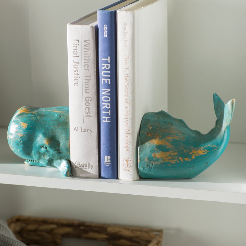 21 Whale Bookends for Every Room Wood, Metal, Cute, and Vintage