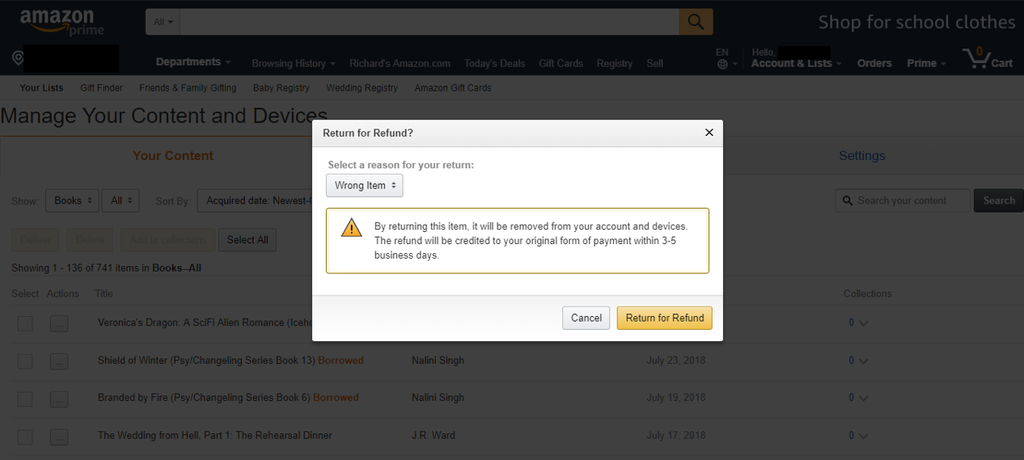 How To Return A Kindle Book You Accidentally Purchased Book Riot
