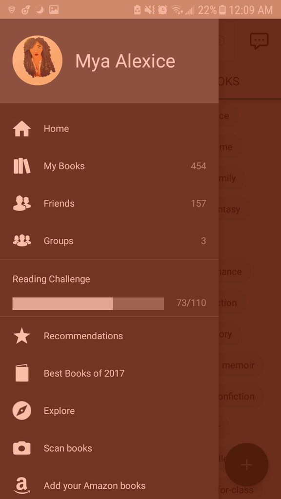 goodreads app