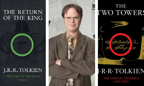 The Lord of the Rings and Dwight from The Office