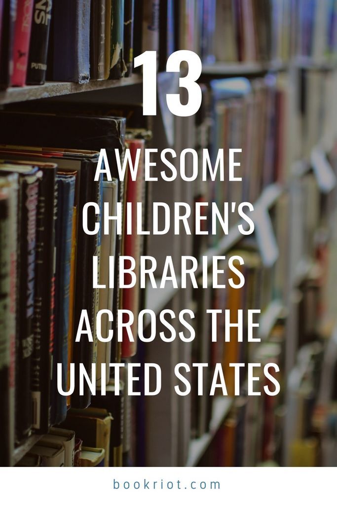 13 awesome children's libraries from around the United States. libraries | children's libraries | Library spaces | children's library spaces