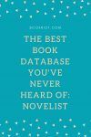 The Best Book Database You've Never Heard Of: NoveList