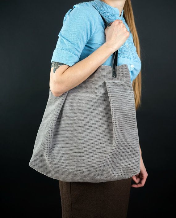 Giant gray big book bag