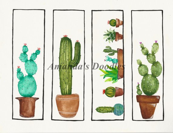 handmade watercolor bookmarks to buy to make and to print