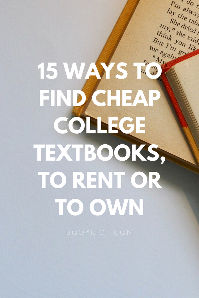 cheap college textbooks