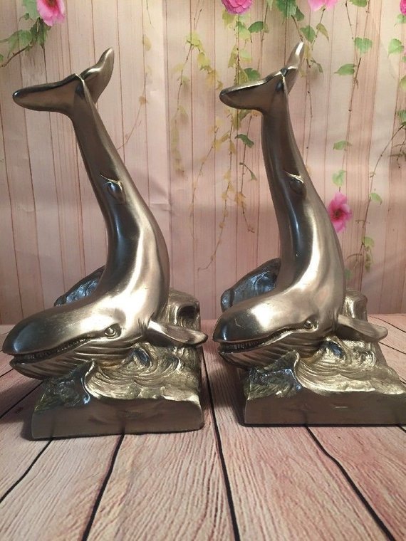 21 Whale Bookends for Every Room Wood, Metal, Cute, and Vintage