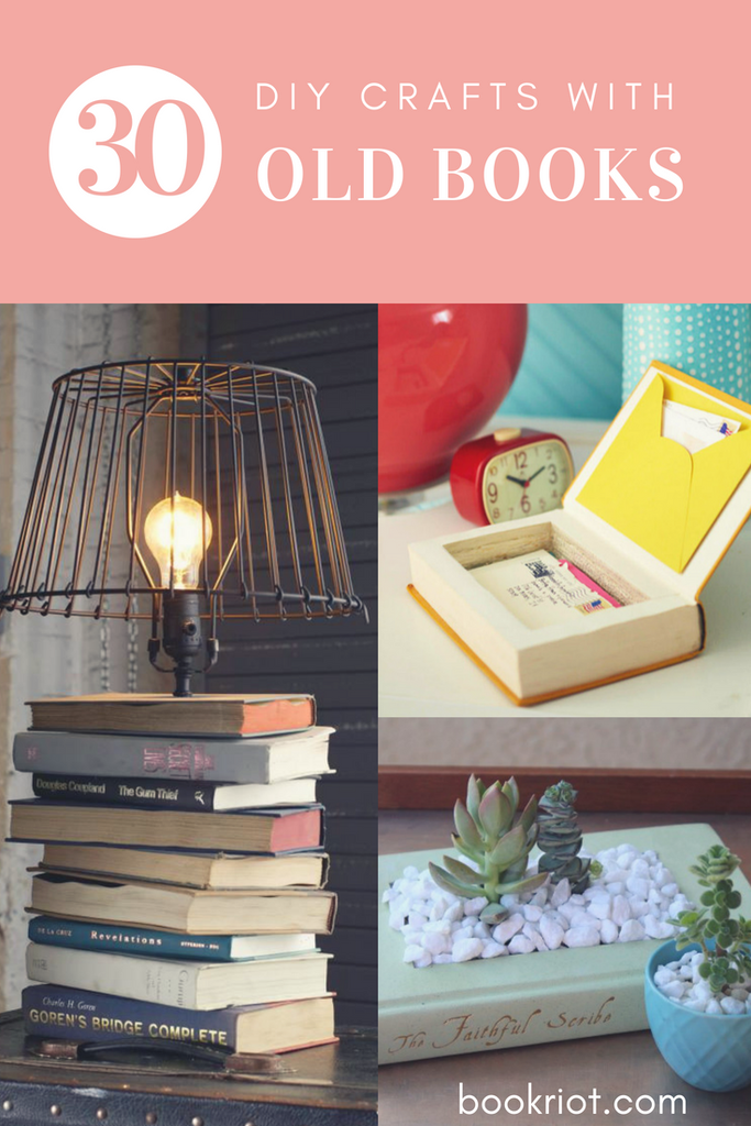 30 Easy To Advanced Diy Crafts With Old Books You Can Do