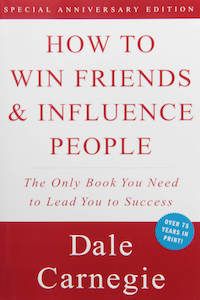 How to Win Friends and Influence People by Dale Carnegie book cover
