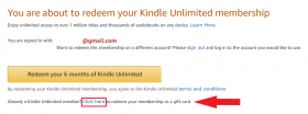 How To Give A Kindle Unlimited Gift To Your Favorite Reader