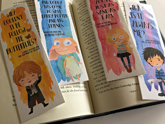 30 Magical Harry Potter Bookmarks That Every Fan Will Love | Book Riot