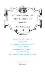 a vindication on the rights of woman by mary wollstonecraft book cover