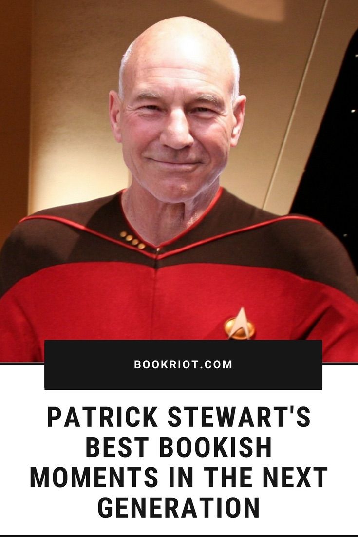 Patrick Stewart's best bookish moments as Picard in STAR TREK THE NEXT GENERATION.   Star Trek | Picard | Patrick Stewart | pop culture