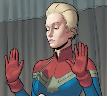 captain marvel carol danvers hair