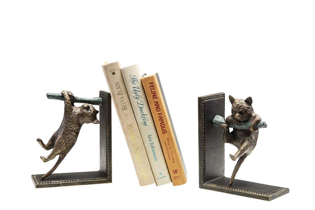 Cat Bookends To Make Your Bookshelves Look Purrfect Book Riot