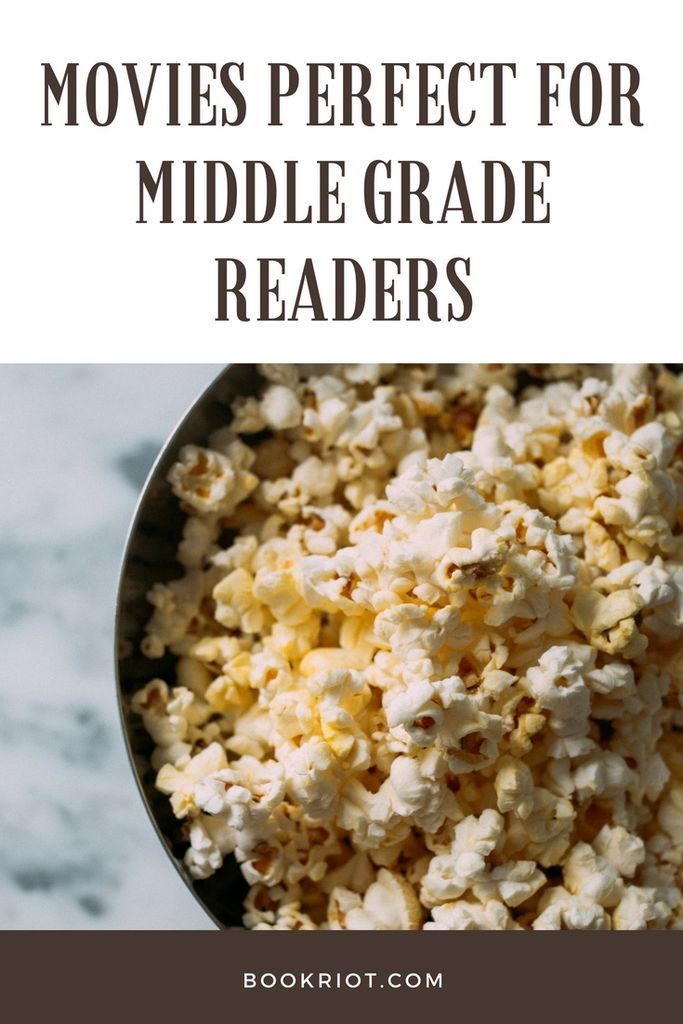 Movies that are perfect for middle grade readers. middle grade | movie lists | PG movies