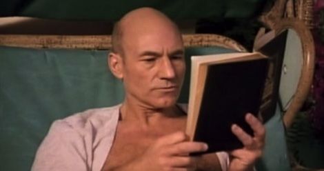 patrick stewart reading tng