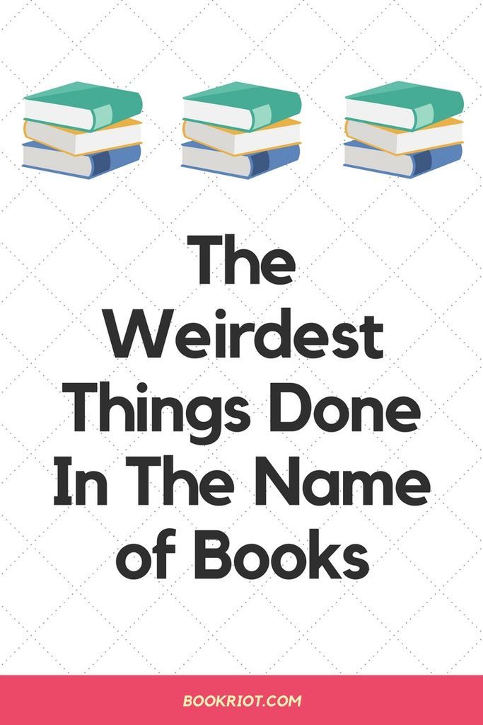 The funniest and weirdest things we've done when it comes to books and reading. humor | book nerd humor | funny book stories