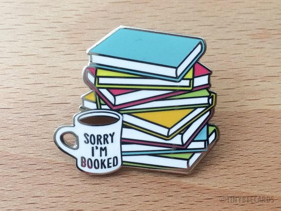 sorry I'm booked pin