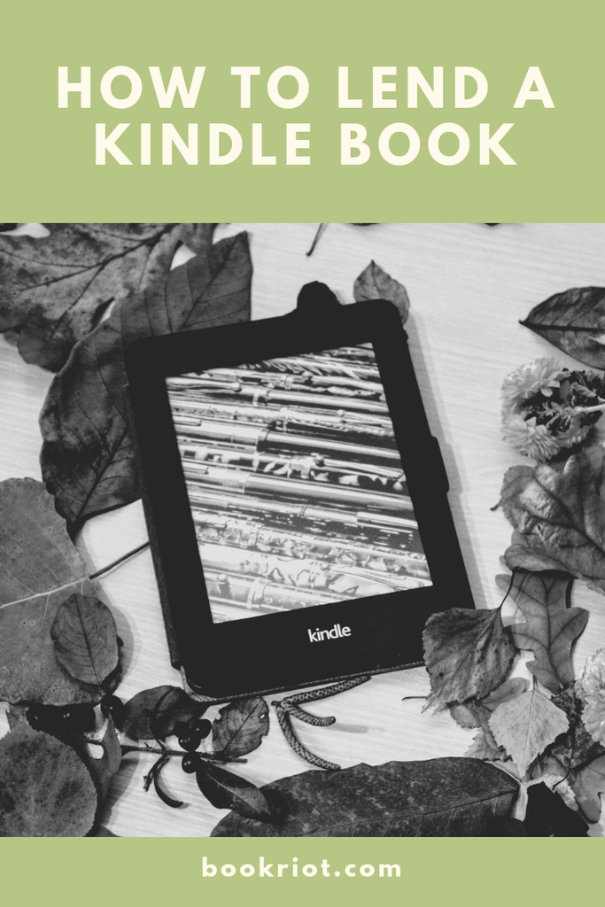 How to Lend a Kindle Book graphic