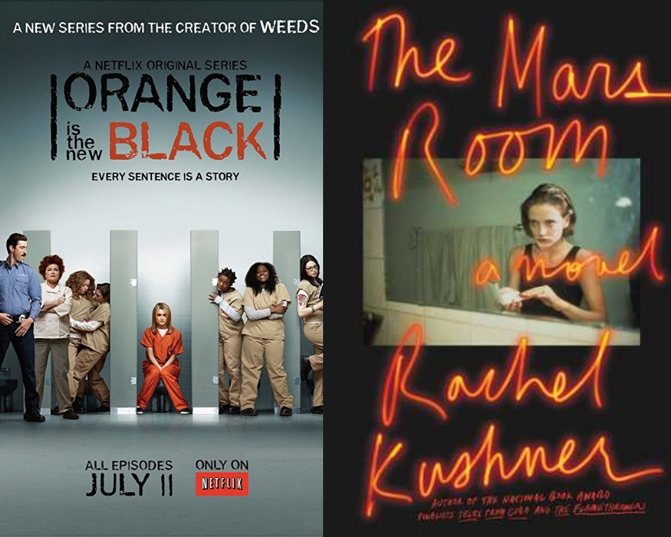 Orange is the New Black poster and The Mars Room cover