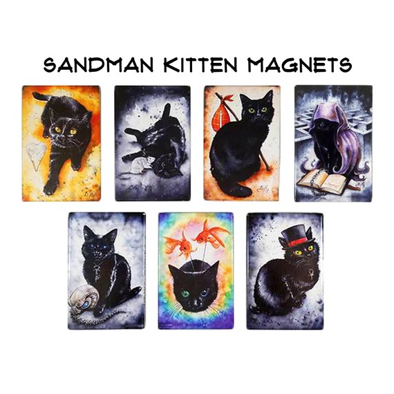 Sandman Kitten magnets