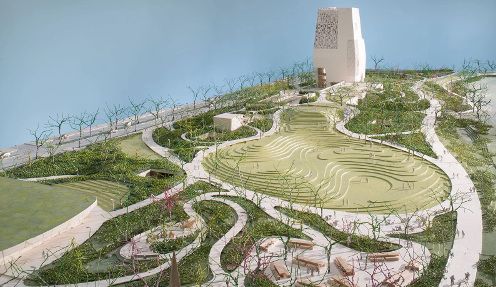 Obama Library Design Model