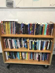 Rainbow Book Cart