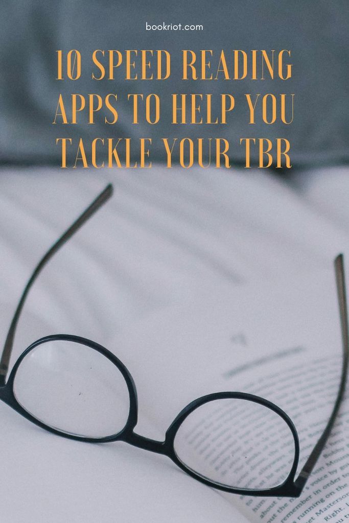 10 speed reading apps to help you tackle that ever-growing TBR. speed reading | speed reading apps | apps for readers | reading apps