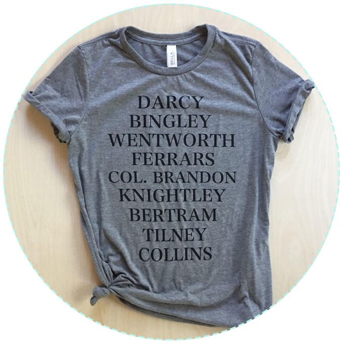Jane Austen's Men T-Shirt