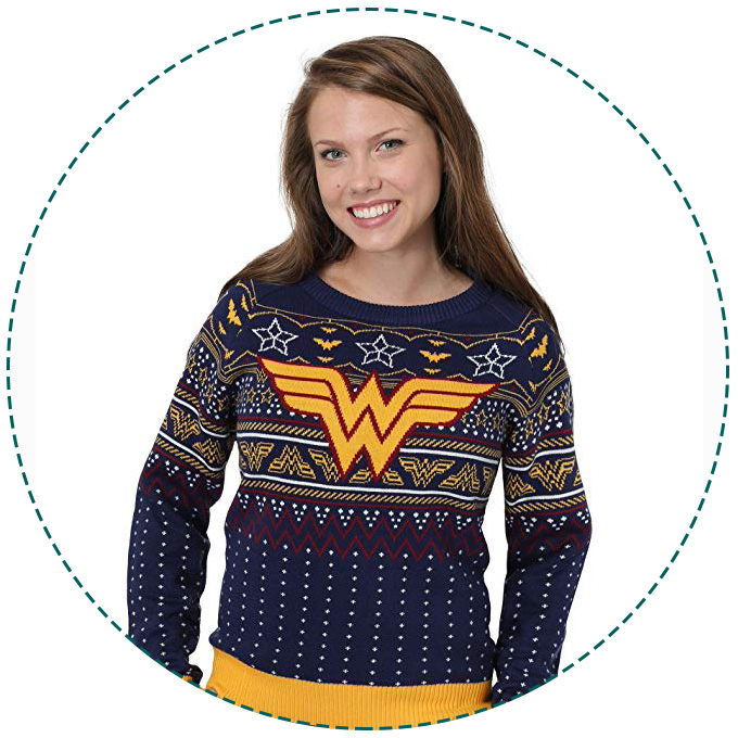 Wonder Woman "Ugly" Sweater